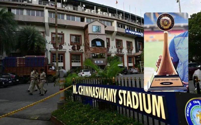 وجے ہزارے ٹرافی کے تمام میچ چناسوامی اسٹیڈیم سے کیوں ہوئے منتقل 